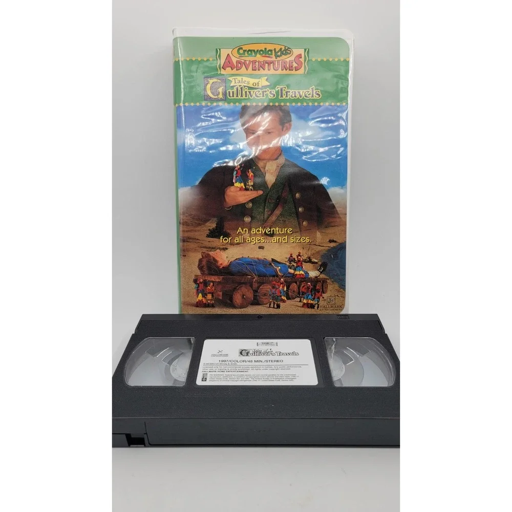 Crayola Kids Adventures Sealed Tales Of Gullivers Travels VHS Clamshell